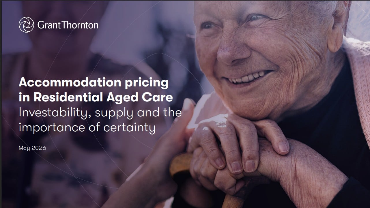 Accommodation pricing in Residential Aged Care
