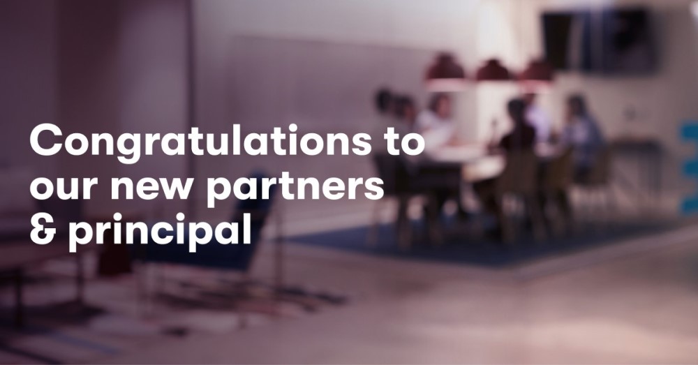 Grant Thornton congratulates all new Partners and Principal