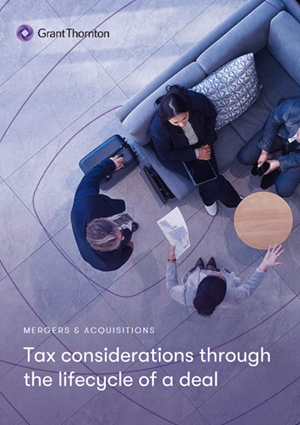 Tax considerations through the lifecycle of a deal